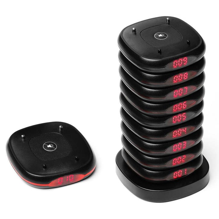 Piepers | HENDI Oproepsysteem | 10 Stuks | Draadloos, Zakelijke goederen, Horeca | Keukenapparatuur, Nieuw in verpakking, Verzenden