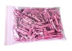 Set van 100 kleine wasknijpers van hout (35 mm, roze), Verzenden, Nieuw
