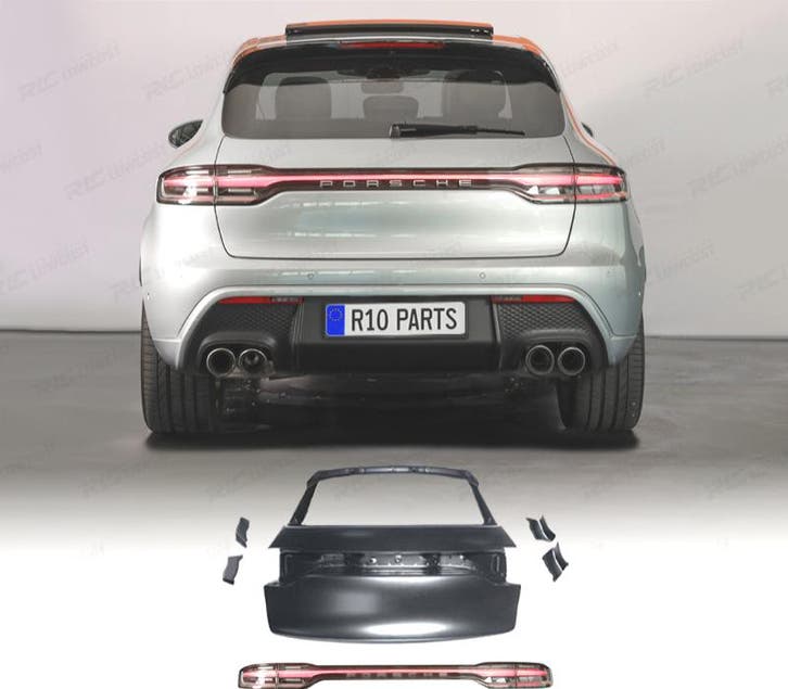 PORTE DE COFFRE PORSCHE MACAN 14-18 LOOK TURBO 2023 + FEUX A, Autos : Pièces & Accessoires, Carrosserie & Tôlerie, Envoi