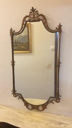 Hollywood Regency - Wandtafel - Calacatta marmer - Console, Antiek en Kunst