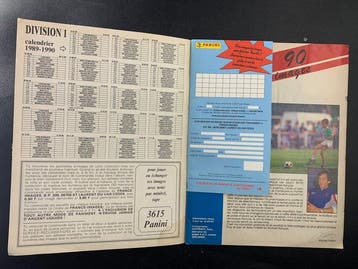 1989/90 Panini Complete Sticker Album Foot 90 en images -, Verzamelen, Nieuw