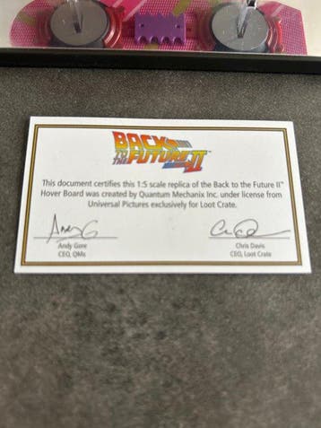 Back to the Future - Michael J. Fox - Quantum Mechanix Inc., Nieuw