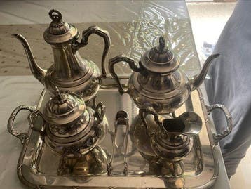Service à thé et café (6) - Plaqué(e) argent