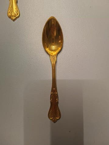 Christofle - Theelepel (10) - Verguld