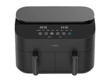 Seeger -  Heteluchtfriteuse Zwart 10 L 2850 W, Verzenden, Nieuw, Airfryer, 1500 gram of meer