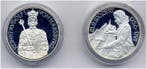 Oostenrijk. 100 Schilling 1991 set of 2 proof silver coins
