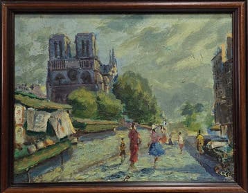 École française (XX) - NO RESERVE - Notre-Dame