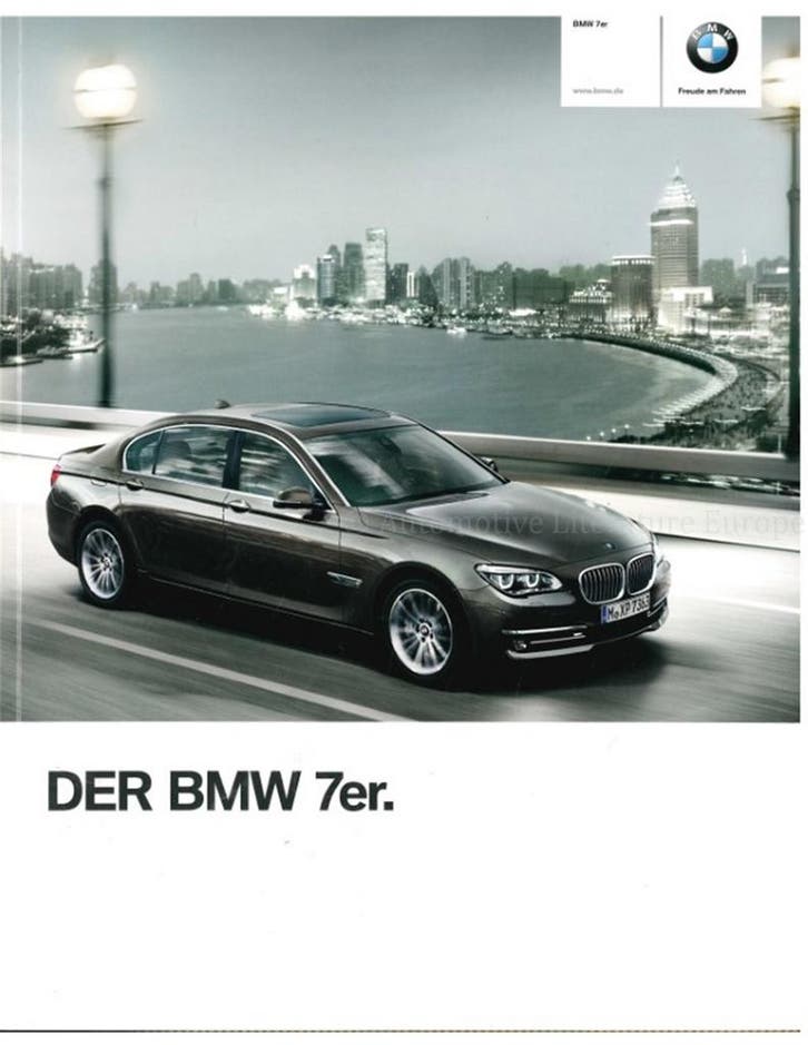 2014 BMW 7 SERIE BROCHURE DUITS, Livres, Autos | Brochures & Magazines