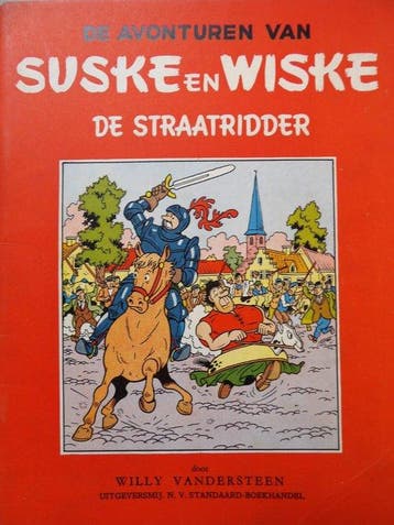 Suske en Wiske 25 - (RV) Rode reeks Vlaams - De Straatridder