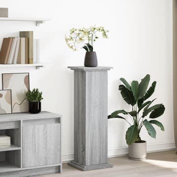 vidaXL Sokkel met opbergruimte 31x30x90 cm bewerkt hout, Tuin en Terras, Bloembakken en Plantenbakken, Verzenden, Nieuw
