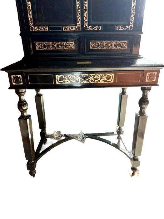 A la manera de Fernandino Pogliani - Secretaire - Hout, Antiek en Kunst, Antiek | Meubels | Stoelen en Sofa's