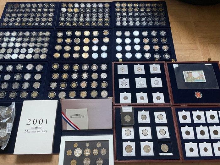 Frankrijk. Lot de 298 monnaies Françaises dont 13 argent et, Timbres & Monnaies, Monnaies | Europe | Monnaies non-euro