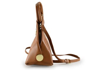Kisses of Pearl Handtas Cognac, Verzenden