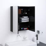 vidaXL Badkamerkast met spiegel 60x15x75 cm MDF glanzend, Verzenden