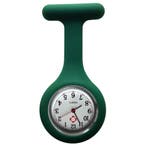 Fako - Verpleegstershorloge - Siliconen Uni - Donkergroen, Verzenden