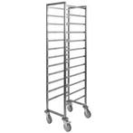 Regaalwagen | RVS | 18 Etages (1/1 GN) | Wielen (Geremd) |, Zakelijke goederen, Horeca | Keukenapparatuur, Verzenden, Nieuw in verpakking
