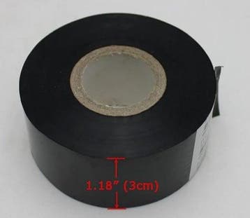 Inkt voor lintprinters transferfilm zwart 100 m x 30 mm, Nieuw