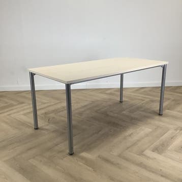 Eromes kantinetafel, 160x80 cm,  ahorn - grijs, Bureau