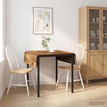 vidaXL Uitschuifbare eettafel 120 x 81,5 x 75 cm Bewerkt, Verzenden, Nieuw