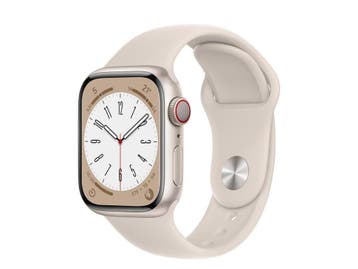 Apple Watch Series 8 - 41mm - Aluminium - Sterrenlicht - GPS, Verzenden, Zo goed als nieuw, Apple