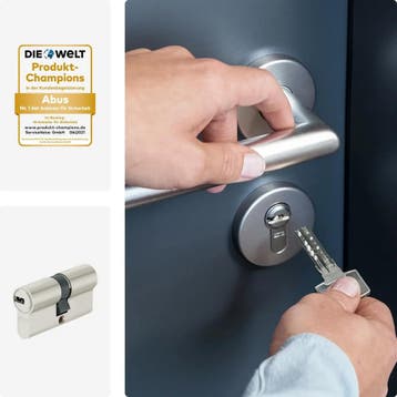 Abus D6XNP Veiligheidscilinder 40/55 met codekaart en 5 s..., Ophalen of Verzenden