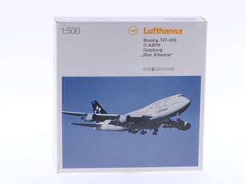Schaal 1:500 Herpa 504164 Lufthansa - Boeing 747-400 Sta..., Ophalen of Verzenden