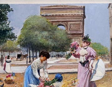Francesco Tammaro (1939) - Flowers for Paris, Antiquités & Art, Art | Peinture | Classique