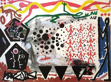 A.R. Penck (1939–2017) - Ereignis in NY II, 1983 -