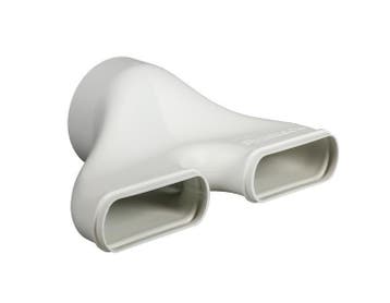 Easyflex Renson recht dubbel verloopstuk - Ø 125mm, Verzenden, Nieuw