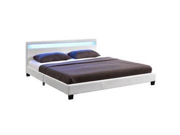 Veiling - Gestoffeerd bed Paris - 140 x 200 cm - Wit