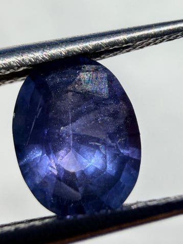 Blauw, Paars Saffier - 1.67 ct - Antwerp Laboratory for, Nieuw