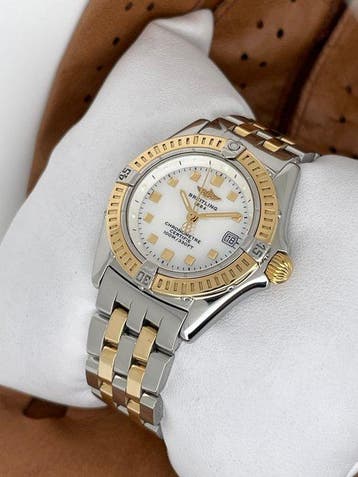 Breitling - Callistino 18K Gold Steel Lady - D72345 - Femme