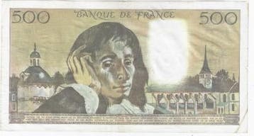 France Frankreich Pick 156 500 Francs Pascal 07/06/1979 Y..., Verzenden, België