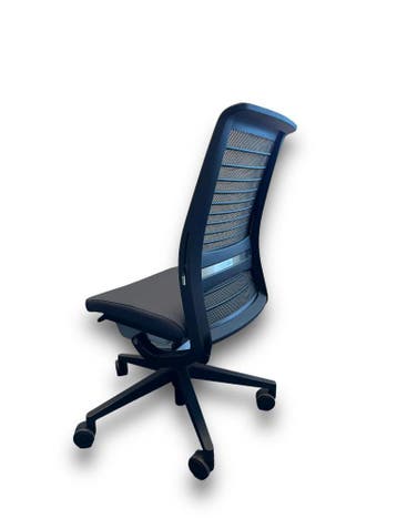 Steelcase Think V2, Bureaustoel, Huis en Inrichting, Bureaustoelen, Verzenden, Zwart, Zo goed als nieuw, Bureaustoel