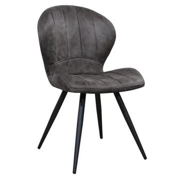 Stoelen | MAGIC | Microvezel/Metaal | Steel | Zwarte Poten, Verzenden