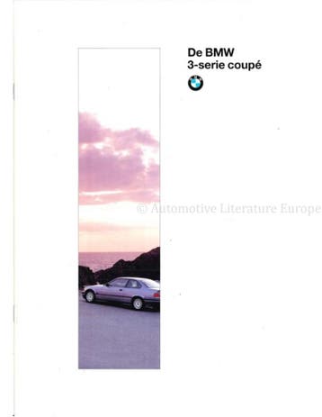 1994 BMW 3 SERIE COUPÉ BROCHURE NEDERLANDS, Nieuw