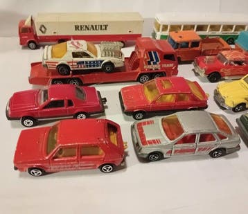 Majorette 1:64 - Voiture miniature (24) - Renault, Ford,