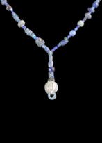 Oud-Romeins Donkerblauw glas Kralenketting (Zonder, Antiek en Kunst