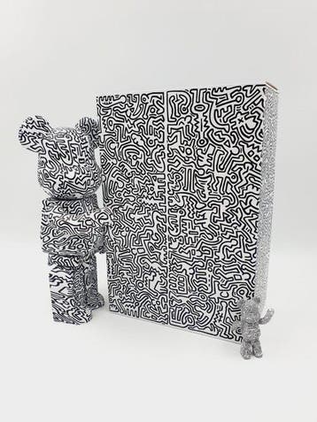 Keith Haring (1958-1990) - Be@rbrick Keith Haring V4 400% +