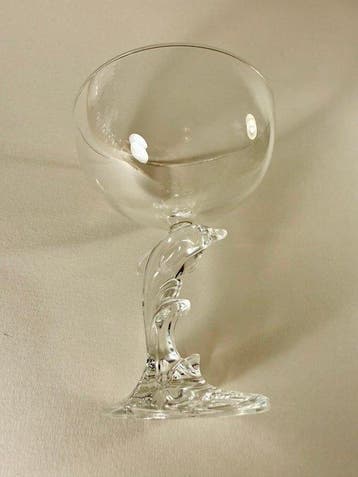 Champagneglas (6) - Glas - Franse vintageglazen, Antiquités & Art