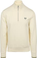 Fred Perry Half Zip Trui Ecru 46A maat Maat 52/54 (L) Heren, Verzenden