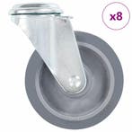 vidaXL 8 st Zwenkwielen met boutgaten 100 mm, Verzenden
