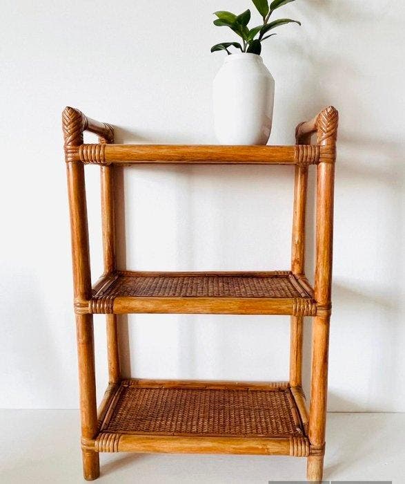 Stellingkast - Bamboe, Rattan - Bamboe rek, Antiquités & Art, Art | Objets design