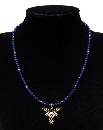 Lapis lazuli - Keltische Beschermengel in Lapis Lazuli: