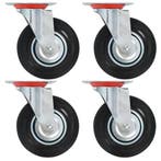 vidaXL Zwenkwielen 4 st 125 mm, Verzenden
