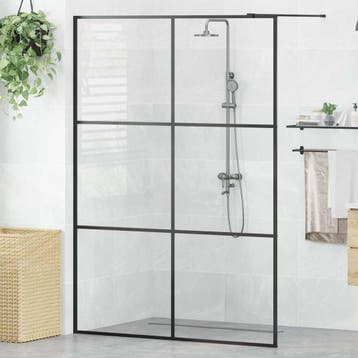 vidaXL Inloopdouchewand 140x195 cm ESG-glas transparant en, Verzenden