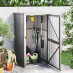 vidaXL Tuinschuur 88x89x161 cm gegalvaniseerd staal grijs, Verzenden, Nieuw