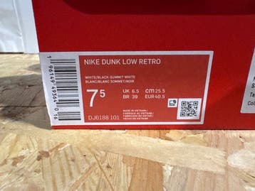 Nike - Dunk Low - Sneakers - Maat: EU 40.5 - Nieuw met tags