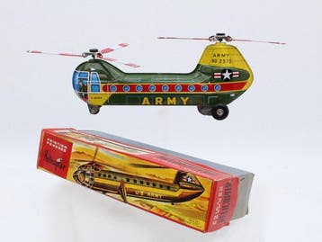 Haji , Japan - Avion miniature - Friction Powered,
