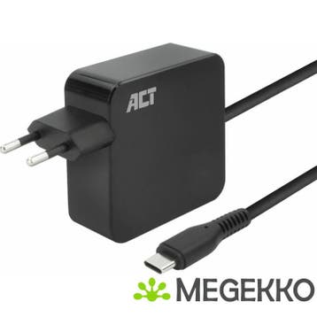 ACT USB-C laptoplader 65W met Power Delivery en 2 meter, Verzenden